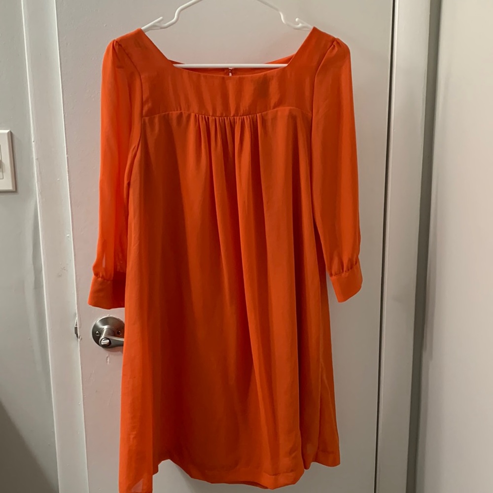 Orange, size 6, h&m dress.